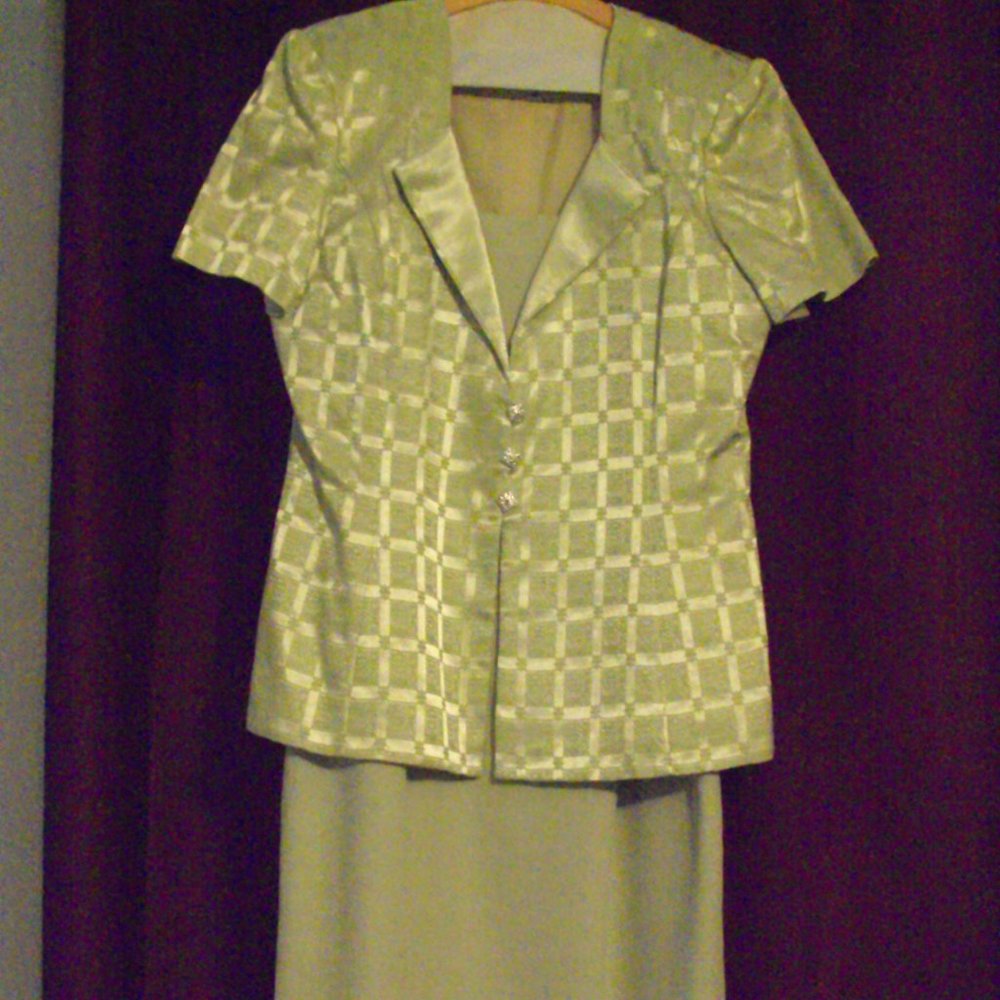 Evening/Event lined Dress & Jacket Size 10